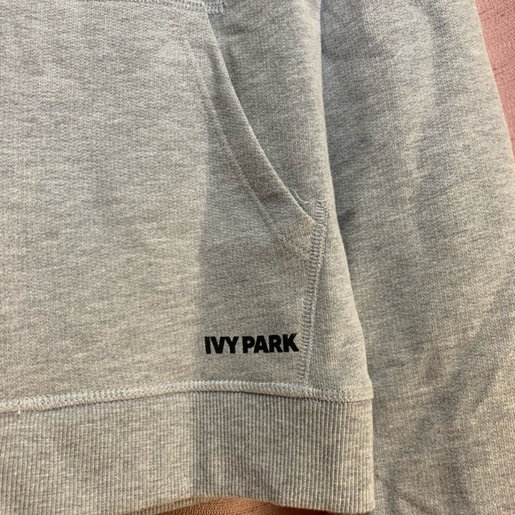 NWT IVY PARK GREY ZIP UP HOODIE - Picture 3 of 5